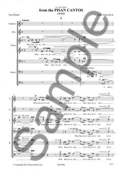 From The Pisan Cantos (For 24 Mixed Voices) (Hugh Wood) 