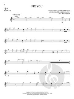 Coldplay for Tenor Sax 