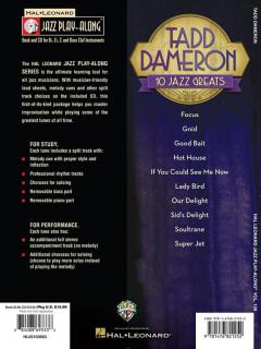 Jazz Play-Along Vol. 168: Tadd Dameron im Alle Noten Shop kaufen