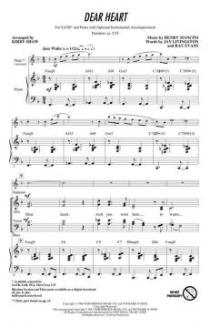Dear Heart von Henry Mancini 