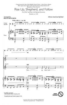 Rise Up, Shepherd, And Follow 