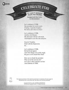 Super Songs And Sing-Alongs: Us Presidents (John Jacobson) 