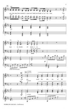 Words Of Lincoln (Chorus Of The Union) (John Purifoy) 