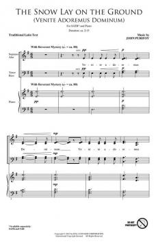 The Snow Lay On The Ground (Venite Adoremus Dominum) (John Purifoy) 