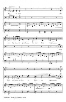The Snow Lay On The Ground (Venite Adoremus Dominum) (John Purifoy) 