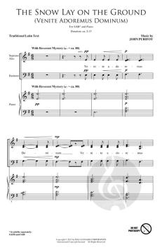 The Snow Lay On The Ground (Venite Adoremus Dominum) (John Purifoy) 