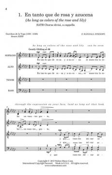 Four Spanish Sonnets (including Amor De Mi Alma) 