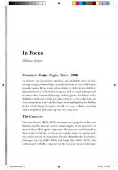 The Metropolitan Opera Presents: Puccini's La Boheme (Giacomo Puccini) 