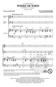 Where Or When von Richard Rodgers (Download) 