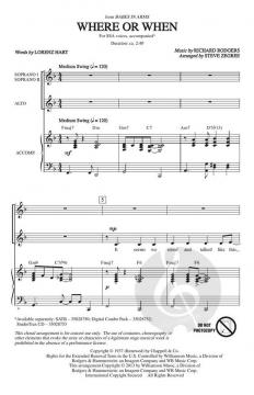 Where Or When von Richard Rodgers (Download) 