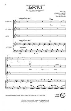 Sanctus von Gabriel Fauré 