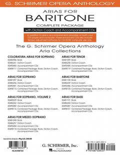 Arias For Baritone 