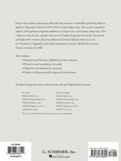 28 Italian Songs & Arias Of The 17th And 18th Centuries 
