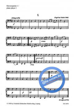 3 kleine Klavierstücke für 6 kleine Hände von Siegfried Stolte im Alle Noten Shop kaufen