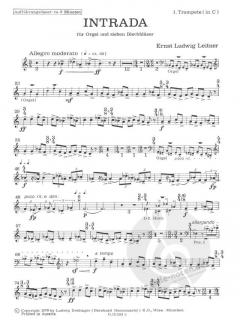 Intrada für Orgel und 7 Blechbläser (Ernst Ludwig Leitner) 
