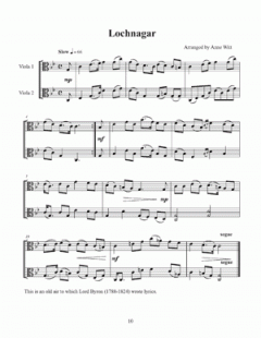 Scottish Melodies For Two Violas von Anne C. Witt im Alle Noten Shop kaufen