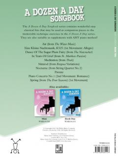 A Dozen a Day Songbook: Easy Classical Book 2 