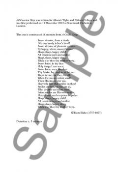 All Creation Slept von Tarik O'Regan 