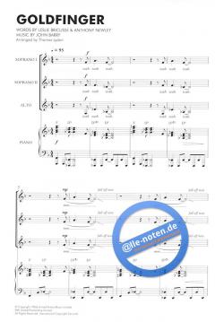 Goldfinger von Bassey 