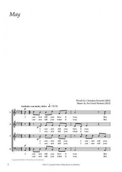 A Christina Rosetti Song Book (Per Drud Nielsen) 