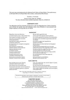 Magnificat And Nunc Dimittis (John Tavener) 