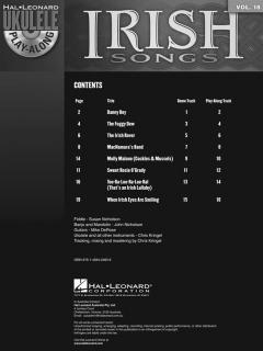 Ukulele Play-Along Vol. 18: Irish Songs im Alle Noten Shop kaufen