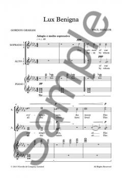Lux Benigna von Paul Mealor 