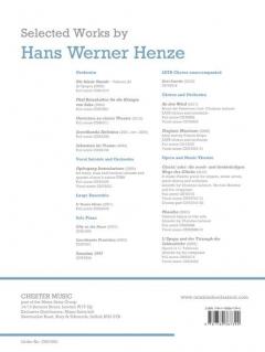 Opfergang Immolazione (Vocal Score) (Hans Werner Henze) 
