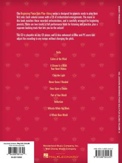 Beginning Piano Solo Play-Along Vol. 10: Disney Princess 
