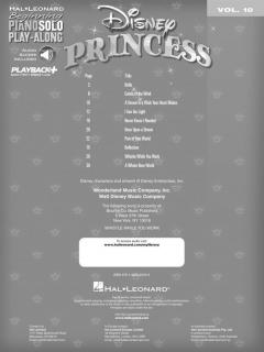 Beginning Piano Solo Play-Along Vol. 10: Disney Princess 