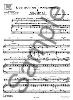 Les Soli de l'Arlesienne von Georges Bizet 