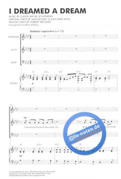 I Dreamed A Dream von Claude-Michel Schönberg 