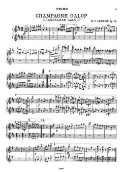 Champagne Galop von Hans Christian Lumbye 