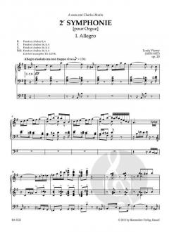 Sämtliche Orgelwerke Band 2 von Louis Vierne im Alle Noten Shop kaufen