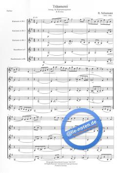Träumerei für 5 Klarinetten von Robert Schumann 