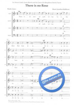 There is no rose (Jonathan Rathbone) 