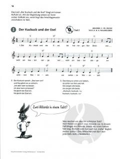 Liedbegleitung zur Gitarrenschule Fridolin von Hans Joachim Teschner 