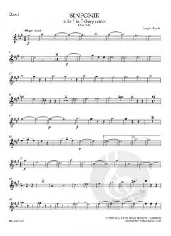 Sinfonie fis-Moll Hob. I:45 'Abschiedssinfonie' von Carl-Gabriel Stellan Mörner 