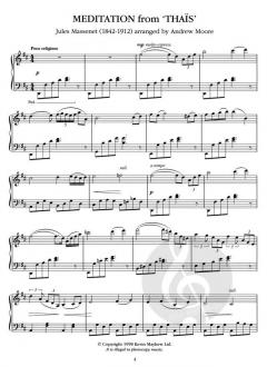 Meditation from Thais for Piano von Jules Massenet 