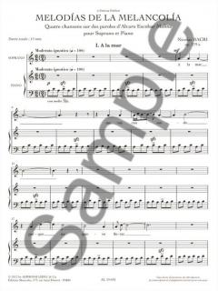Melodias de La Melancolia von Nicolas Bacri 