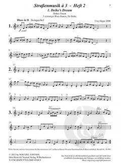 Straßenmusik à 3 Heft 2 von Uwe Heger 