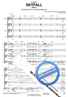 Skyfall (Singpartitur) (Adele) 