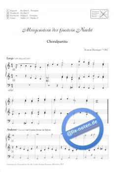 5 Choralbearbeitungen im romantischen Stil von Roman Bissinger für Orgel solo im Alle Noten Shop kaufen