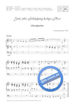 5 Choralbearbeitungen im romantischen Stil von Roman Bissinger für Orgel solo im Alle Noten Shop kaufen