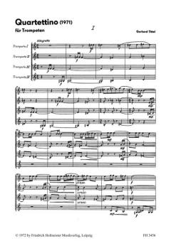 Quartettino (1971) von Gerhard Tittel 