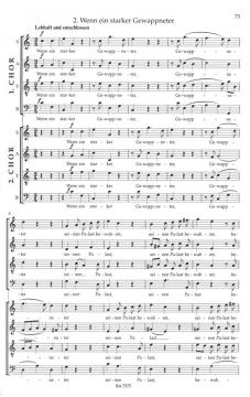 Geistliche Chormusik für Chor a cappella (Johannes Brahms) 