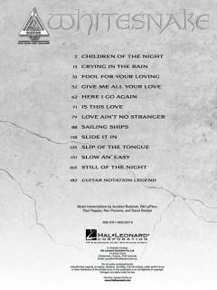 Guitar Collection von Whitesnake 