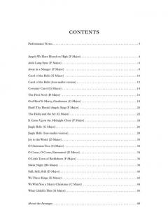 Christmas Carols For Marimba 