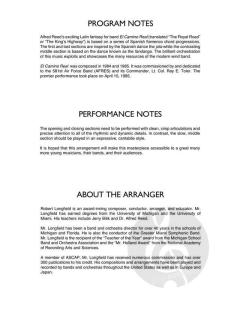 El Camino Real von Alfred Reed (Download) 