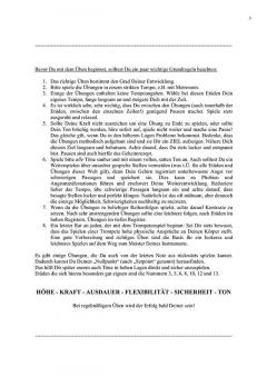 Übungen zum Aufbau von Kraft, Höhe, Ausdauer, Flexibilität, Sicherheit, Ton - DOWNLOAD (Download) 